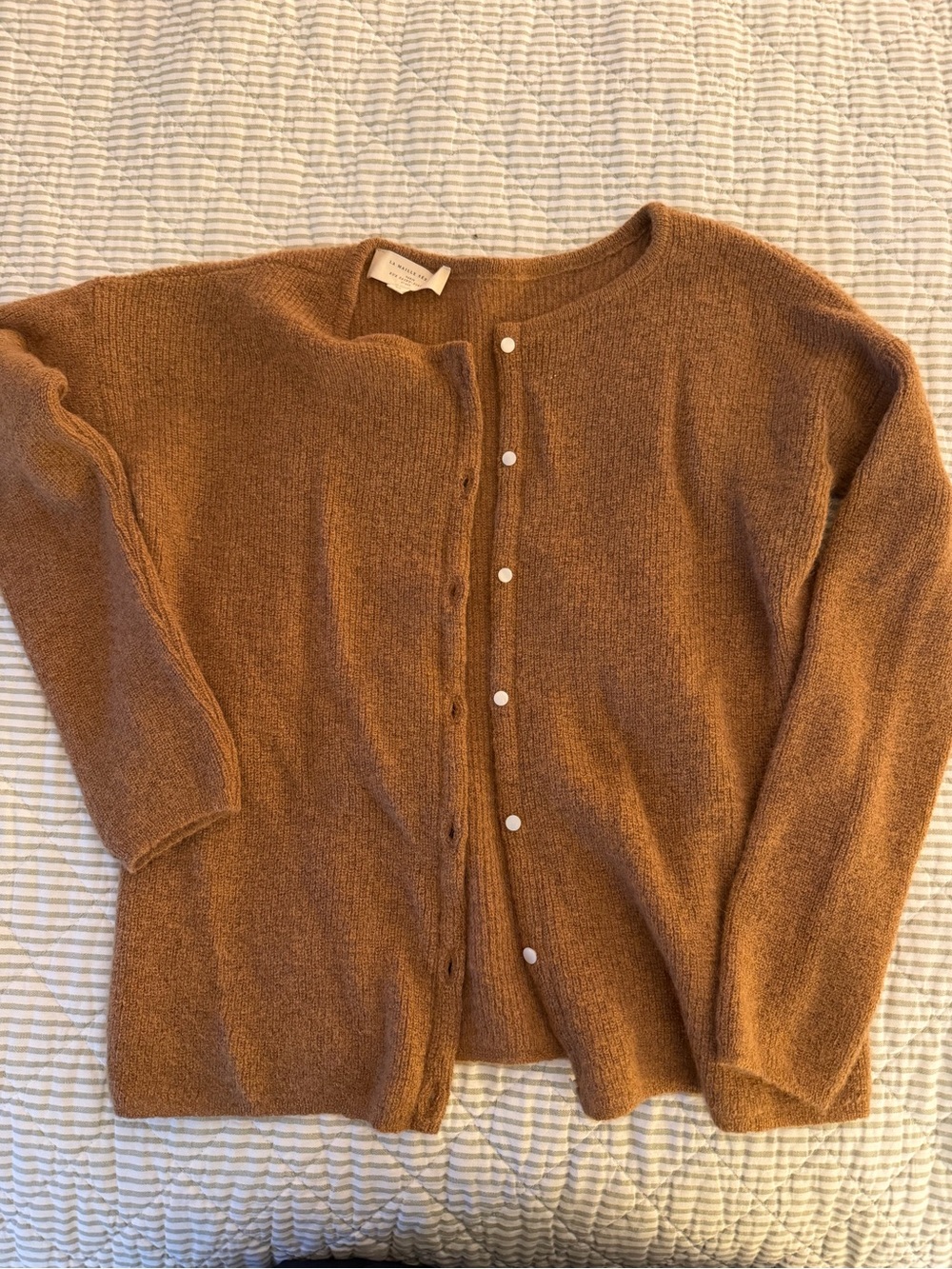 Sezane Chestnut Brown Gaspard Women’s Cardigan - Picture 1 of 5